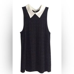 Anthropologie Sleeveless knit top with contrasting collar . Size small